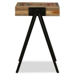 Berkfield Home Side Table Solid Reclaimed Teak - thumbnail 5