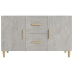 Berkfield Home Sideboard Concrete Grey 100x36x60 cm Engineered Wood - Size: 100 x 36 x 60 cm - thumbnail 3