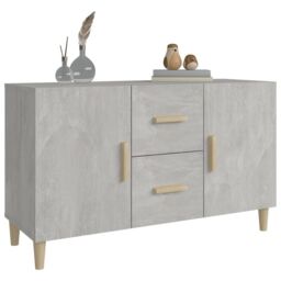Berkfield Home Sideboard Concrete Grey 100x36x60 cm Engineered Wood - Size: 100 x 36 x 60 cm - thumbnail 6
