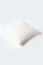Homescapes Crushed Velvet Cushion Cover in Cream - Size: 30 cm x 50 cm - thumbnail 3