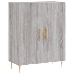 Berkfield Home Highboard Grey Sonoma 69.5x34x180 cm Engineered Wood - thumbnail 7