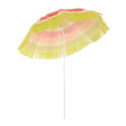 Kelvenix Hawaiian Parasol Sun Shelter Folding in Yellow - Size: 0.6m2