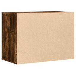 Berkfield Home Corner Chest of Drawers Smoked Oak 80x41x58 cm Engineered Wood in Brown - Size: 80 x 41 x 58 cm - thumbnail 7