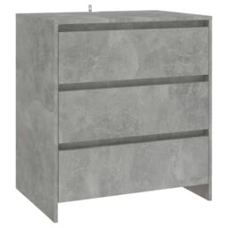 Berkfield Home Sideboard Concrete Grey 70x41x75 cm Engineered Wood - Size: 70 x 41 x 75 cm - thumbnail 2