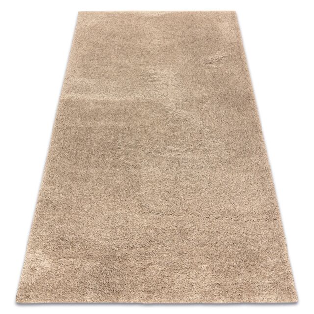 RugsX Micro Shaggy Rug in Beige - Size: 120 cm x 170 cm - image 1