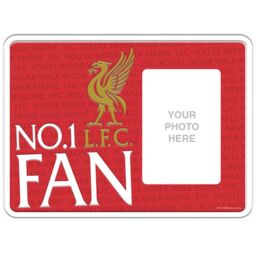 Liverpool FC No 1 Fan Photo Frame Sign in Red - thumbnail 1