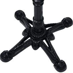 Berkfield Home Bistro Table Leg Black 52x52x72 cm Cast Iron - Size: 52 x 52 x 72 cm - thumbnail 5