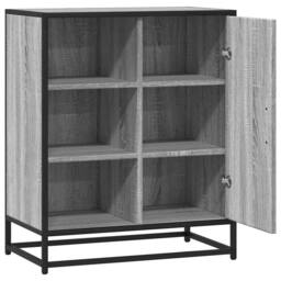 Berkfield Home Sideboard Grey Sonoma 62x35x76 cm Engineered Wood - Size: 62 x 35 x 76 cm - thumbnail 8