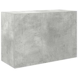 Berkfield Home Bathroom Wall Cabinet Concrete Grey 60x25x40 cm Engineered Wood - Size: 60 x 25 x 40 cm - thumbnail 2