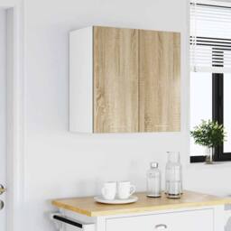 Berkfield Home Hanging Cabinet Lyon Sonoma Oak 60x31x60 cm Engineered Wood in Light Tan - Size: 60 x 31 x 60 cm - thumbnail 1