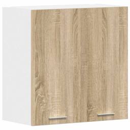 Berkfield Home Hanging Cabinet Lyon Sonoma Oak 60x31x60 cm Engineered Wood in Light Tan - Size: 60 x 31 x 60 cm - thumbnail 3