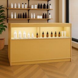 Monstershop LED Retail Shop Counter B1500 - Maple in Beige - thumbnail 5