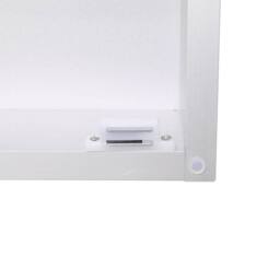 Living and Home Modern Black Surface Mount LED Mirror Cabinet - thumbnail 6