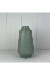 KDMD Earthy Sage bamboo Terrazzo Skandi Vase in Pale Green - thumbnail 2