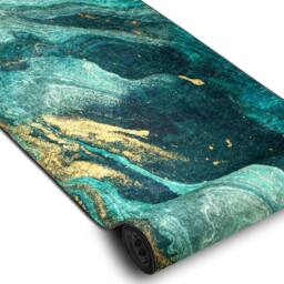 RugsX Anti-Slip Lotus Runner in Green - Size: 80 cm x 170 cm - thumbnail 2