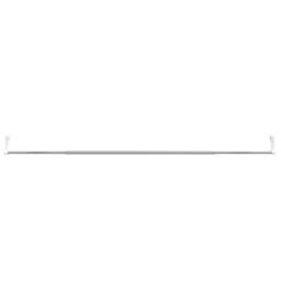 Berkfield Home Curtain Rails 2 pcs White & Silver 90-135 cm Aluminium - thumbnail 4