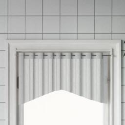 Berkfield Home Curtain Rails 2 pcs White & Silver 90-135 cm Aluminium - thumbnail 1