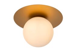 Lucide 'TRICIA' Dimmable Stylish Indoor Decor Flush Ceiling Light 1xE27 in Gold