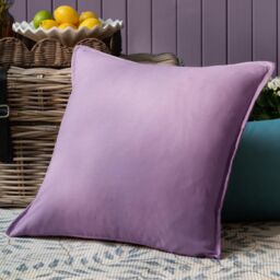 Voyage Maison Alfresco Square Oxford Outdoor Cushion in Purple - Size: 50 cm x 50 cm - thumbnail 1