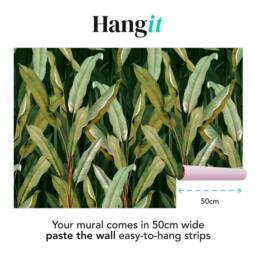 Superfresco Easy Banana Leaf Green Print To Order 3m x 2.8m Mural - thumbnail 3
