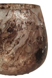 Orsina Garan Brown Small Candle Holder - thumbnail 3