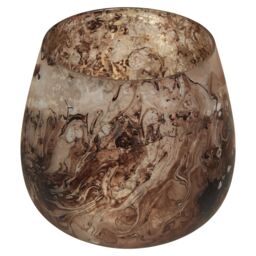 Orsina Garan Brown Small Candle Holder - thumbnail 2