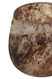 Orsina Garan Brown Small Candle Holder - thumbnail 4