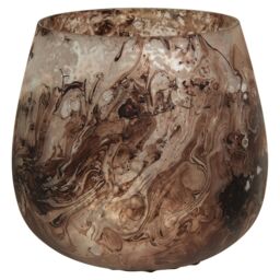 Orsina Garan Brown Small Candle Holder - thumbnail 1