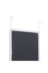 Living and Home Full Length Mirror with Rounded Corners Door Hanging White - thumbnail 4