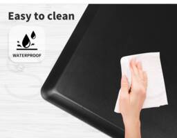 Marlow Anti Fatigue Mat Standing Desk Rug Kitchen Home Office Foam Black - thumbnail 6