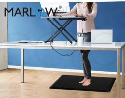 Marlow Anti Fatigue Mat Standing Desk Rug Kitchen Home Office Foam Black - thumbnail 9