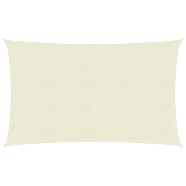 Berkfield Home Sunshade Sail 160 g/m ² Cream 5x7 m HDPE in Beige - image 1