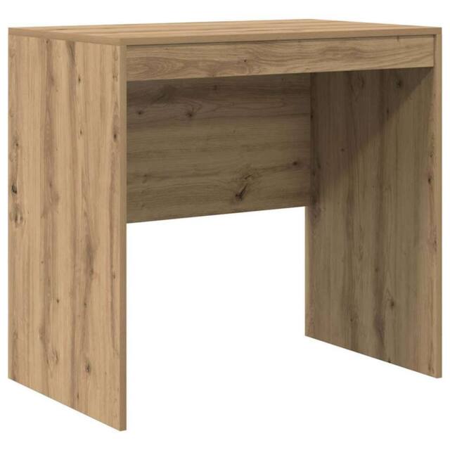 Berkfield Home Desk Artisan Oak 80x50x76 cm Engineered wood in Brown - Size: 80 x 50 x 76 cm - image 1