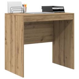 Berkfield Home Desk Artisan Oak 80x50x76 cm Engineered wood in Brown - Size: 80 x 50 x 76 cm - thumbnail 3