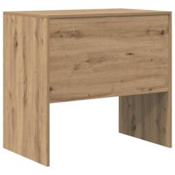 Berkfield Home Desk Artisan Oak 80x50x76 cm Engineered wood in Brown - Size: 80 x 50 x 76 cm - thumbnail 7