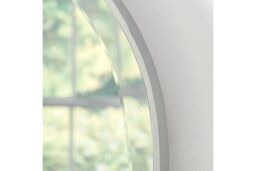 Yearn Mirrors Yearn Simplicity Mantle mirror Bevelled Silver 92(w) x 71cm(h) in Metallic Silver - thumbnail 2