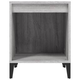 Berkfield Home Bedside Cabinets 2 pcs Grey Sonoma 40x35x50 cm - Size: 40 x 35 x 50 cm - thumbnail 6