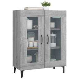 Berkfield Home Sideboard Grey Sonoma 69.5x34x90 cm Engineered Wood - thumbnail 4