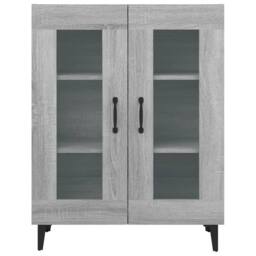 Berkfield Home Sideboard Grey Sonoma 69.5x34x90 cm Engineered Wood - thumbnail 6