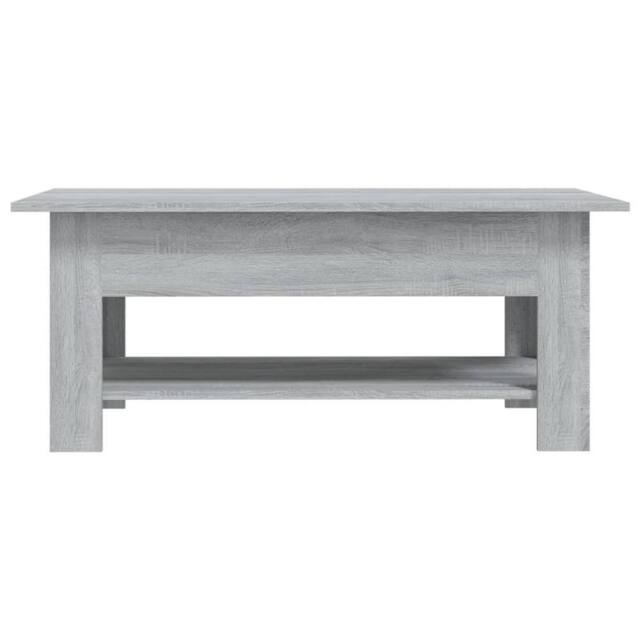 Berkfield Home Modern Coffee Table Grey Sonoma 102x55x42 cm Engineered Wood - Size: 102 x 55 x 42 cm - image 1
