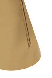 Orsina Azalea Round Marble Top Dining Table in Gold - thumbnail 5
