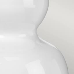 Netlighting Isla Table Lamp with Round Tapered Shade Polished Nickel White Teal - thumbnail 5