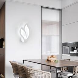 Goeco Wall Light LED Indoor Modern, 13W, Flower-Shaped LED Wall Lamp, 6500K in White - thumbnail 2