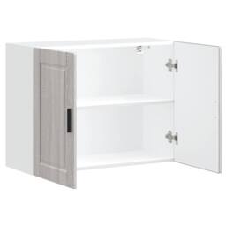 Berkfield Home Kitchen Wall Cabinet Porto Grey Sonoma Engineered Wood - thumbnail 5