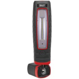 Loops 360Ã‚ ° Swivel Inspection Light - 14 SMD & 3W SMD LED - Rechargeable - Red - thumbnail 3