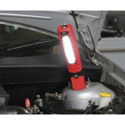 Loops 360Ã‚ ° Swivel Inspection Light - 14 SMD & 3W SMD LED - Rechargeable - Red - thumbnail 5