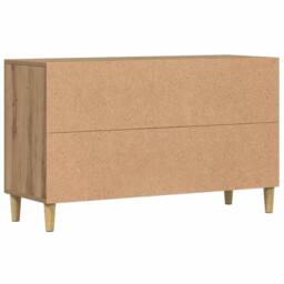 Berkfield Home Sideboard Artisan Oak 100x36x60 cm Engineered Wood in Brown - Size: 100 x 36 x 60 cm - thumbnail 7
