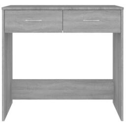 Berkfield Home Elegant Desk Grey Sonoma 80x40x75 cm Engineered Wood - Size: 80 x 40 x 75 cm - thumbnail 4
