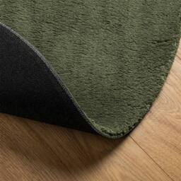 Berkfield Home Rug HUARTE Short Pile Soft & Washable Forest Green √ò 80 cm - Size: Medium - thumbnail 5