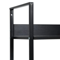 Berkfield Home 4-Layer Book Shelf Black 60x27.6x124.5 cm Engineered Wood - thumbnail 5